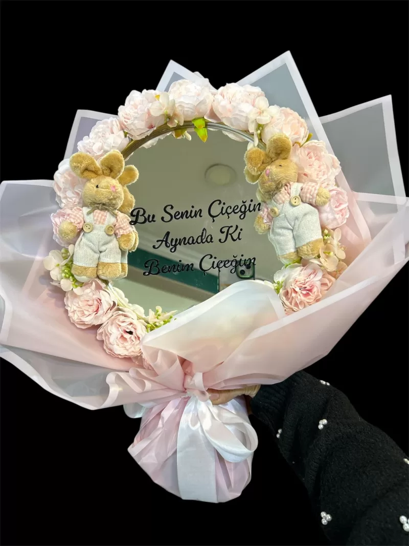 Büyük cam aynalı buket